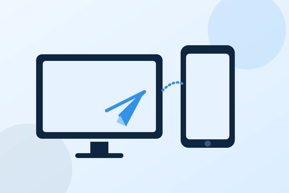 Icone delle piattaforme supportate da Telegram: Windows, Mac, Android e iOS